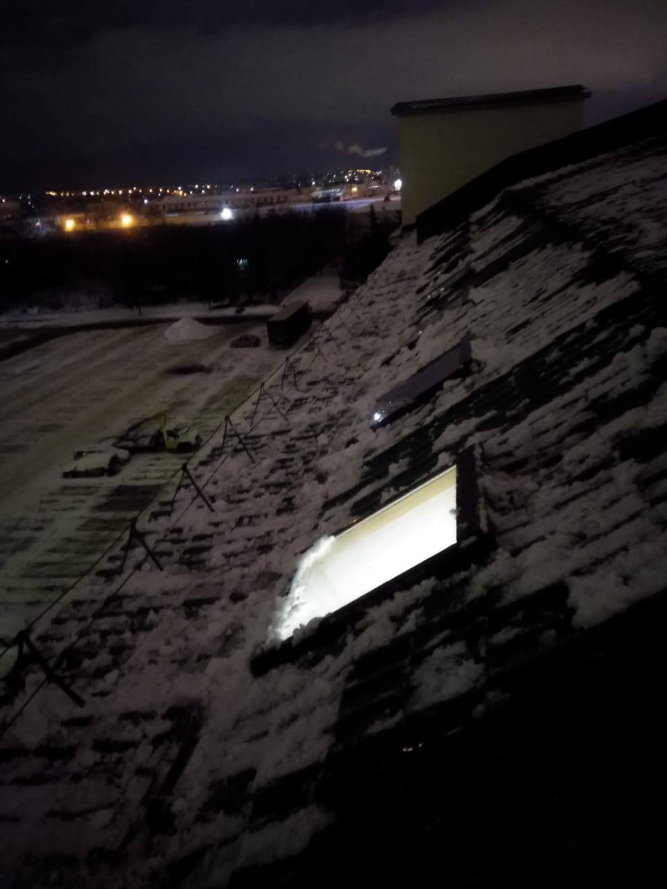 уборка снега с крыш Казань